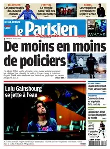 LE PARISIEN edition du Dimanche 29 Aout 2010