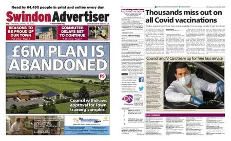 Swindon Advertiser – January 13, 2022