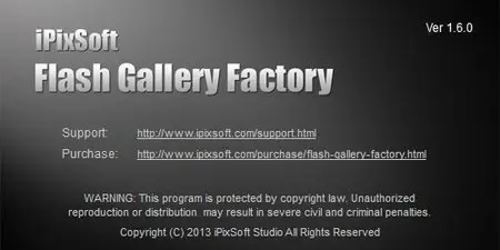 iPixSoft Flash Gallery Factory 1.6.0
