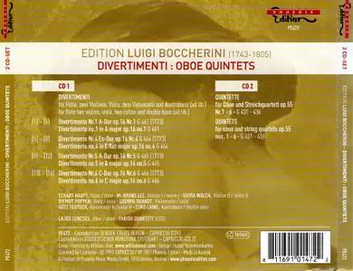 Lajos Lencses, Eckart Haupt, Quatuor Parisii - Luigi Boccherini: Divertimenti; Oboe Quintets (2011)