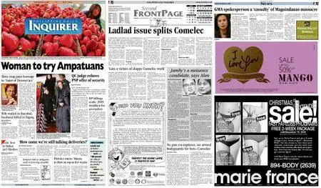 Philippine Daily Inquirer – December 18, 2009