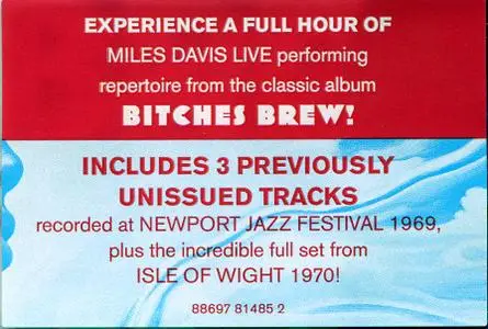 Miles Davis - Bitches Brew Live (2011) {Columbia--Legacy 88697 81485 2 rec 1969-1970}