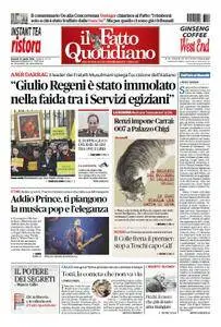 Il Fatto Quotidiano - 22 Aprile 2016