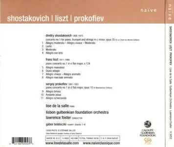 Lise de la Salle, Gulbenkian Orchestra, Lawrence Foster - Shostakovich, Liszt, Prokofiev: Piano Concertos (2006) (Repost)