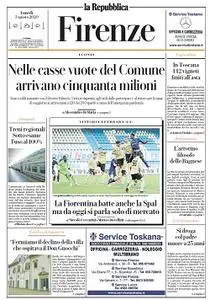 la Repubblica Firenze - 3 Agosto 2020