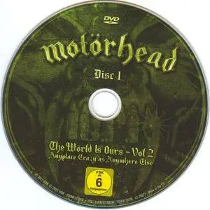 Motörhead - The Wörld Is Ours, Vol. 2: Anyplace Crazy as Anywhere Else (2012) [2CD, DVD + Blu-ray 1080p]