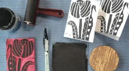 Intro to Block Printmaking: Create a Set of Greeting Cards