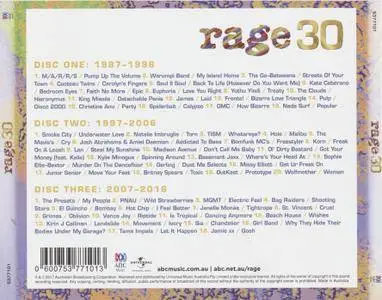 Various Artists - Rage 30: Celebrating 30 Years Of R-R-R-R-Rage! (2017) {3 CD Set ABC Music-Universal - 5377101 rec 1987-2016}