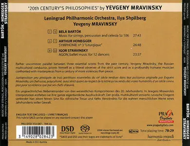 Yevgeny Mravinsky, Leningrad PO - 20th Century's Philosophies: Bela Bartok, Arthur Honegger, Igor Stravinsky (2015)