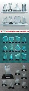 Vectors - Realistic Glass Awards 12