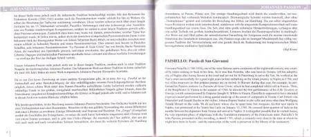 Paisiello - Passio di San Giovanni (L'Arte del Mondo, Ehrhardt) (2009)