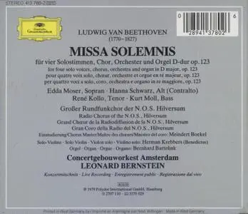 Leonard Bernstein - Beethoven: Missa Solemnis (1983) [1st Press]