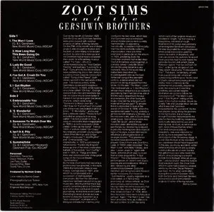 Zoot Sims - Zoot Sims And The Gershwin Brothers (1975) {OJC Remasters Complete Series rel 2013, item 33of33}