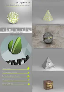 GraphicRiver - 3D Logo Mockup