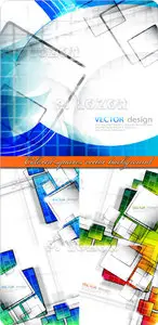 Colored squares vector background