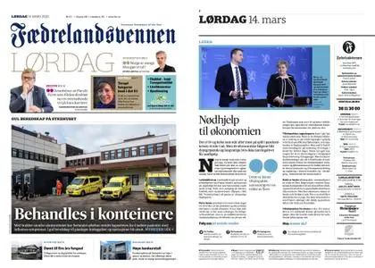 Fædrelandsvennen – 14. mars 2020