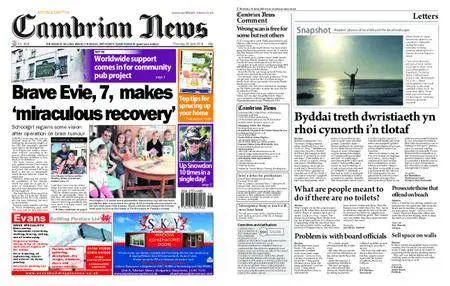 Cambrian News Arfon & Dwyfor – 29 June 2018
