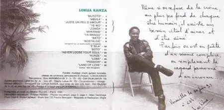 Lokua Kanza - Lokua Kanza (1993) {Ye Wo Music 014 775-2}