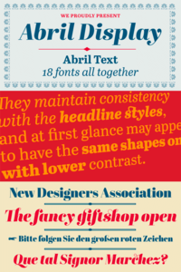 Abril Font Family