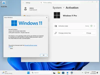 tiny11 Core 25H2 Build 26200.8246 Multilingual Preactivated