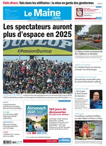 Le Maine Libre Sarthe Loir - 29 Octobre 2024