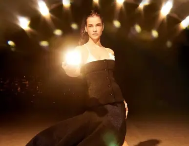 Barbara Palvin by Marilou Daube for Madame Figaro December 27th, 2024
