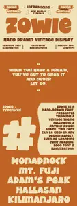 Zowie - Display Font MHGM4LG