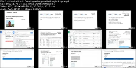 Google Apps Google Script - Content System Web App Project