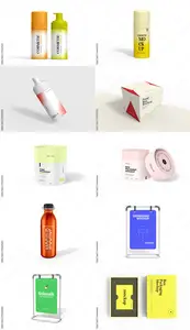 10 Mockup Templates Bundle 21
