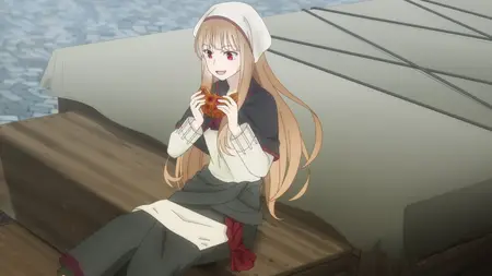 Ookami to Koushinryou Merchant Meets the Wise Wolf - 09 - Sweet Honey and Bitter Armor (1080p AV1 10Bit OPUS