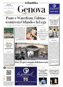 la Repubblica Genova - 24 Ottobre 2024