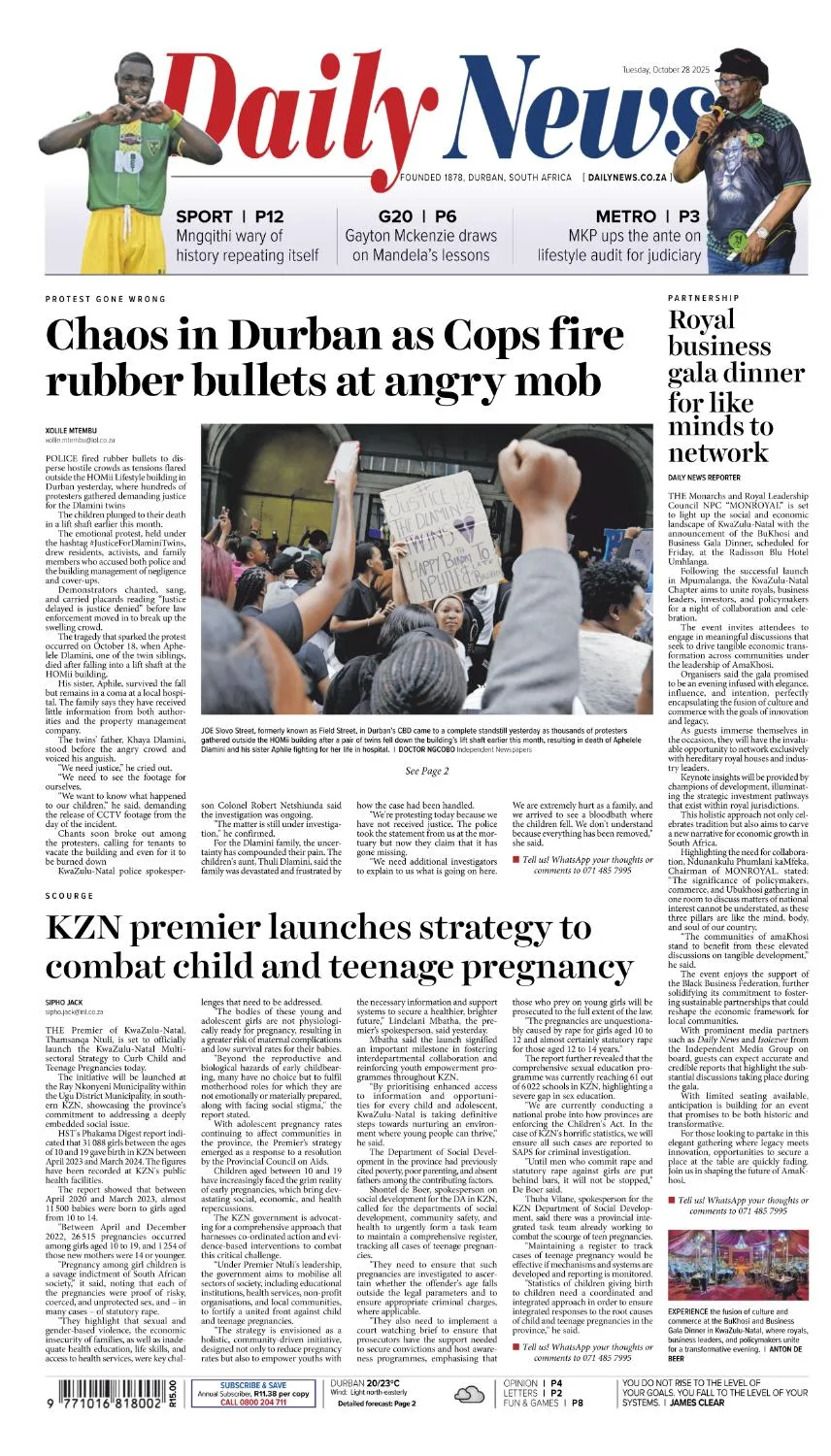 Daily News - 28 October 2025