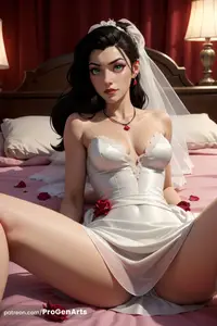 Asami Sato - in wedding dress (AI Generated)