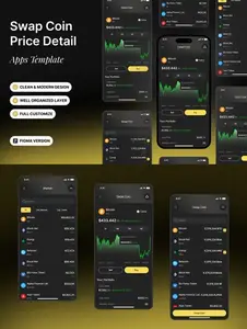 Swap Coin Price Detail - Apps Template 27TPTRL
