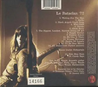 Lou Reed, John Cale & Nico - Le Bataclan '72 (2003)