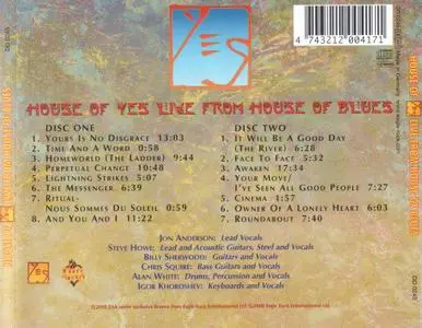 Yes - House Of Yes: Live From House Of Blues (2000) {2008, Reissue}