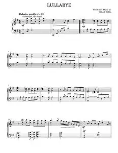 Lullabye (Goodnight, My Angel) - Billy Joel (Piano Solo)