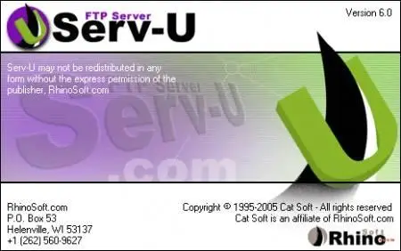 Serv-U FTP Server ver. 6.4.0.1 Corporate Edition