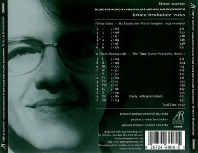 Bruce Brubaker - Time Curve: Music for Piano by Philip Glass and William Duckworth (2009)