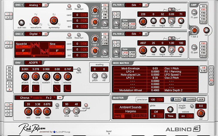 LinPlug Albino 3 v3.2.1 (Win/Mac)