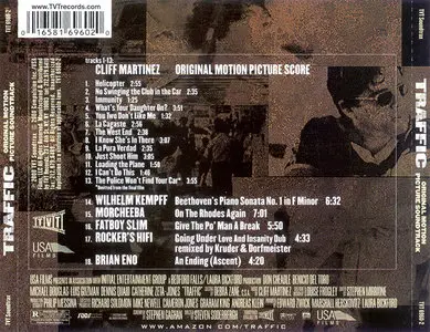 Cliff Martinez & VA - Traffic: Original Motion Picture Soundtrack (2000) with Fatboy Slim, Rocker's HiFi, Morcheeba, Brian Eno
