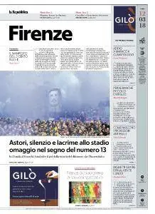 la Repubblica Firenze - 12 Marzo 2018