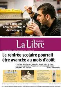 La Libre Belgique du Mardi 22 Novembre 2016