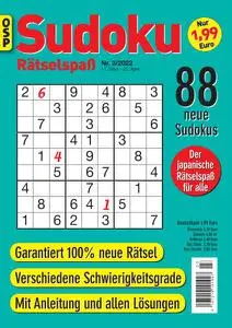 Sudoku Rätselspaß - Nr.3 2022