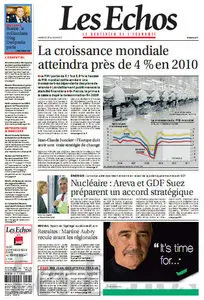 Les Echos du Mercredi 27 janvier 2010