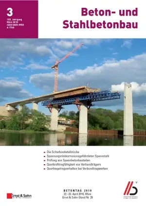 Beton- und Stahlbetonbau, Volume 105, Number 3 (March 2010)