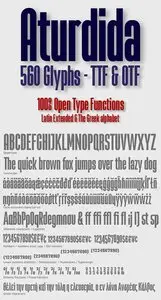 Graphicriver - Aturdida font