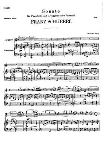 Arpeggione (ou Violon) Sonata (D821)