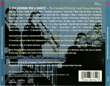 Benny Goodman - The Complete RCA Victor Small Group Recordings (1997) {3CD Set BMG 09026-68764-2 rec 1935-1939}