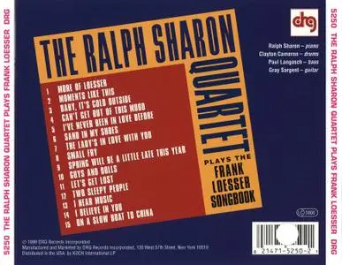 Ralph Sharon - Plays The Frank Loesser Songbook (1999) {DRG Records ‎5250}